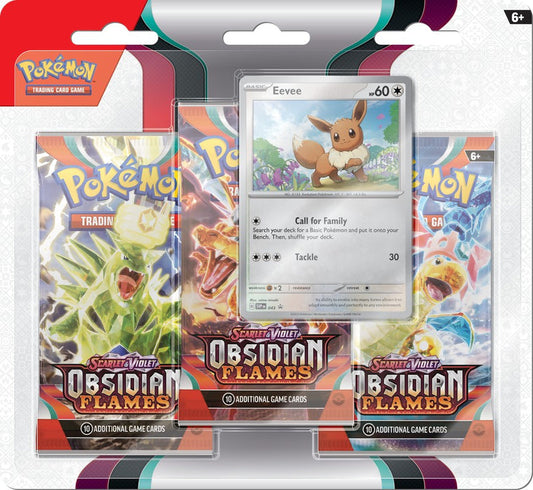 Pokemon TCG : Obsidian Flames 3-Pack Blister