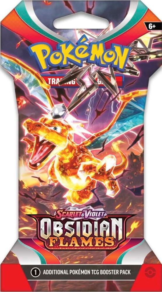 Obsidian Flames Sleeve Booster [Charizard]