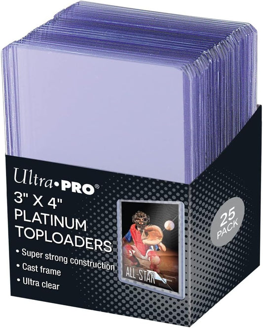 3" x 4" Ultra Clear Platinum Toploaders (25ct)