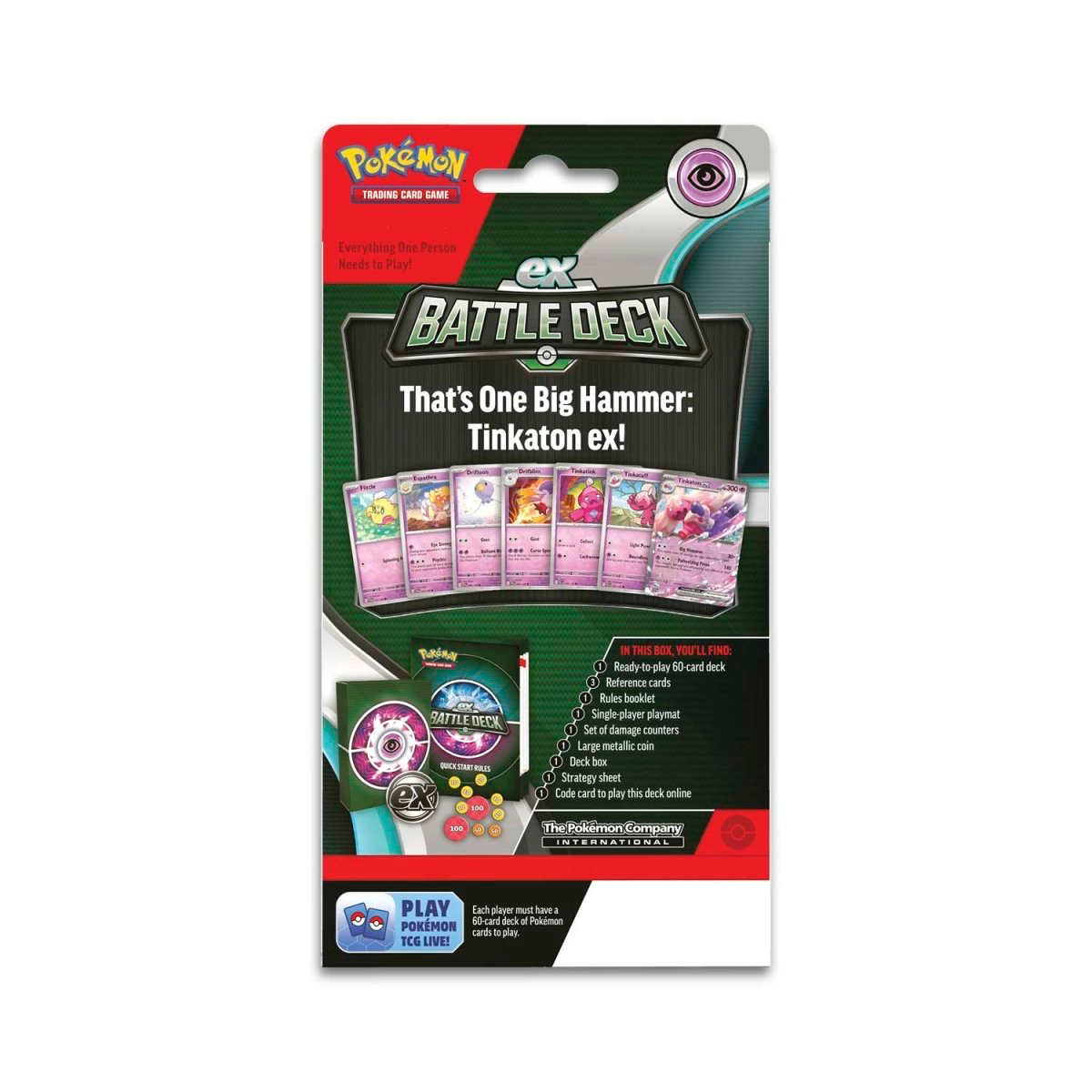 Pokémon TCG: Tinkaton ex Battle Deck