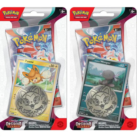 Pokémon TCG: Scarlet & Violet - Obsidian Flames - Checklane Blister Pack (Set of 2)