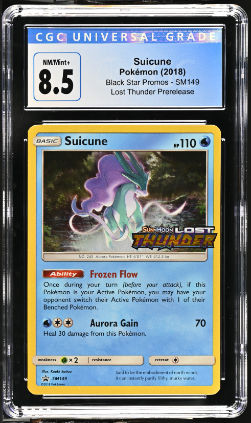 Suicune - Black Star Promos - SM149 - Grade 8.5