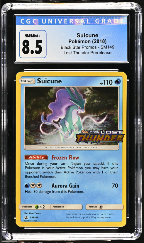 swecon pokemon card Suicune - Black Star Promos - SM149