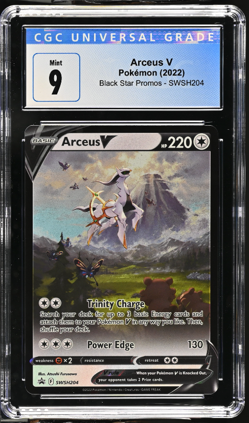 Arceus V - Black Star Promos - SWSH204 - Grade 9