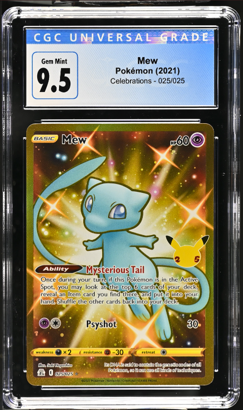 Mew - Celebrations - 025/025 - Grade 9.5 Xantiago Plays Mew - Celebrations - 025/025 - Grade 9.5 Xantiago Plays